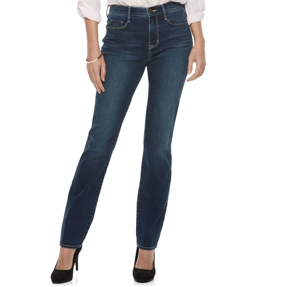 Apt. 9 Denim - Plus Size APT. 9 High-Waisted Straight Leg Jeans